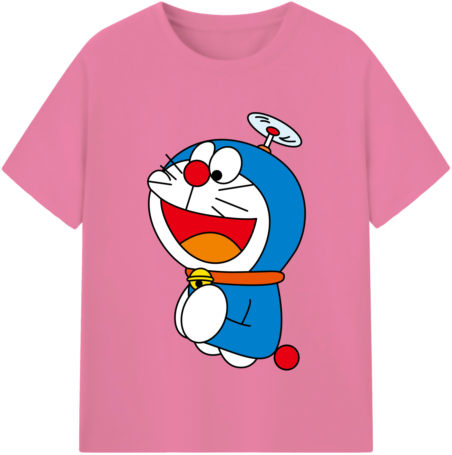 （画像用） ドラえもん Doraemon 綿100％半袖Tシャツ（フロントプリント）